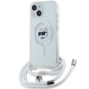 Karl Lagerfeld IML Choupette Head &amp;amp; Cord MagSafe case for iPhone 14 / 13 / 15 - transparent