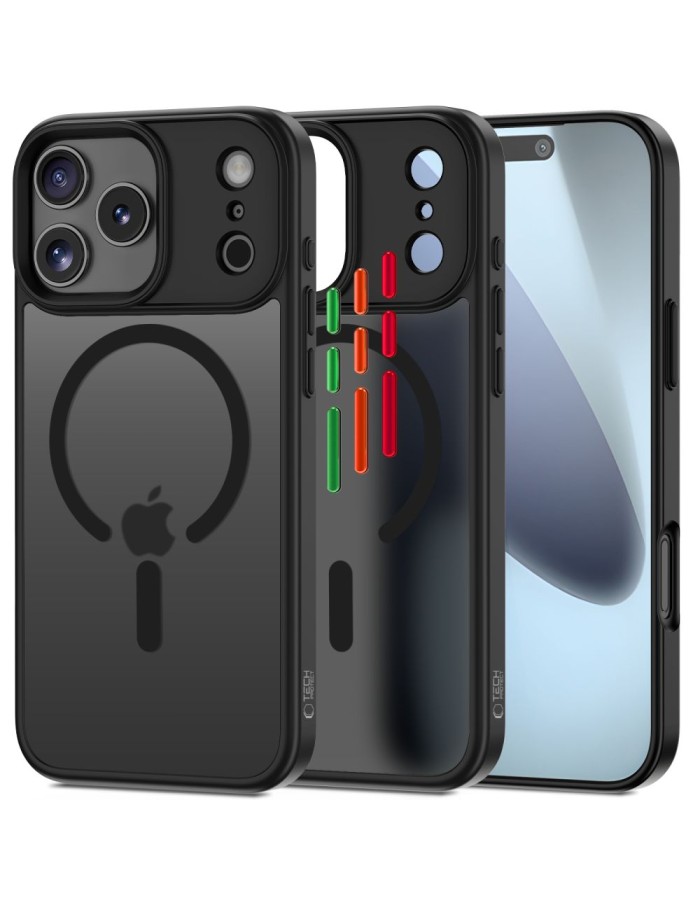 Tech-Protect MagMat XT 4-set MagSafe Case for iPhone 17 Pro Max - Matte Black Tech-Protect MagMat XT 4-set MagSafe Case for iPhone 17 Pro Max - Matte Black