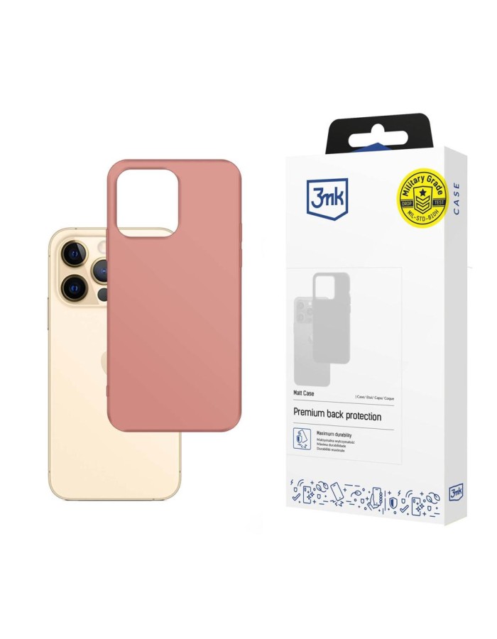 3mk Matt Case for iPhone 13 Pro - Pink