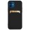 Card Case Silicone Wallet Case with Card Slot Documents for Samsung Galaxy A22 4G Black
