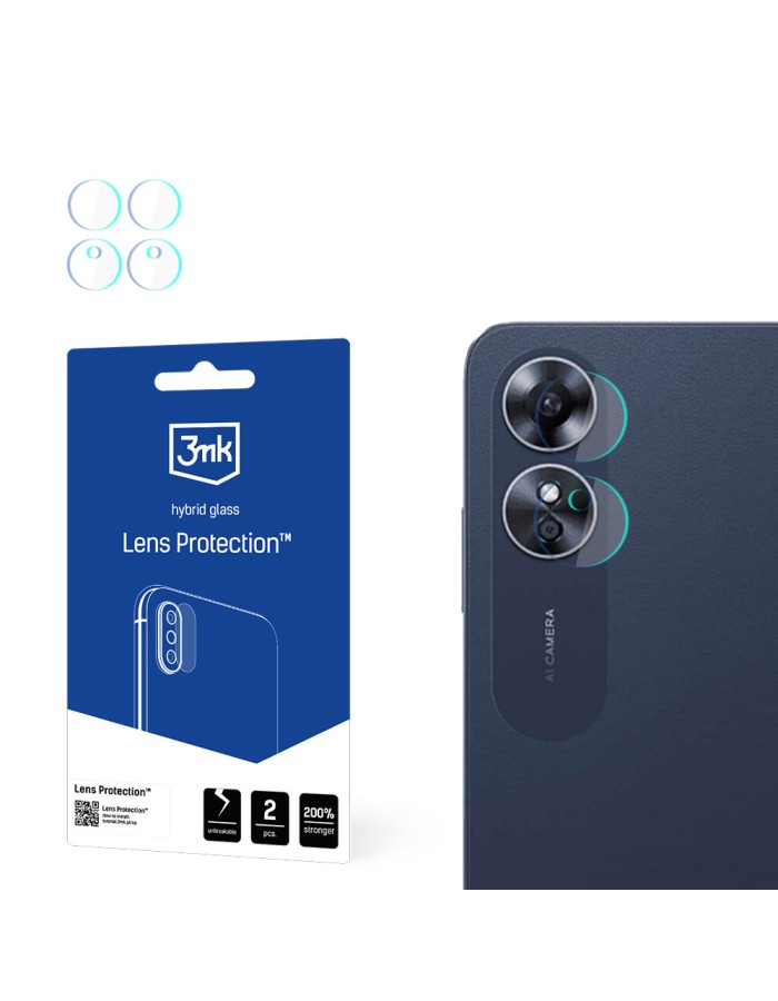 3mk Lens Protection™ hybrid camera glass for Oppo A17