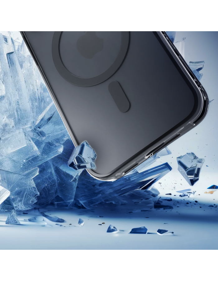 3mk Frosty MagCase for iPhone 15 Plus - Black