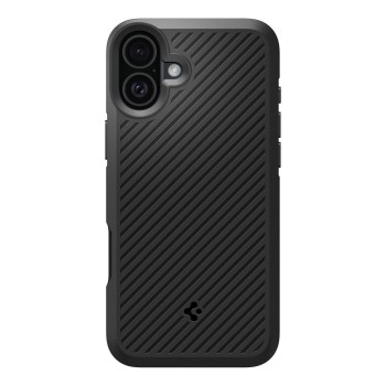 Spigen Core Armor iPhone 16 Case - Matte Black