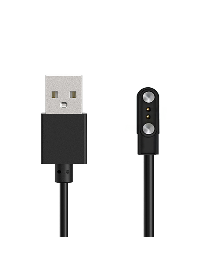 HUL-01 Magnetic Charger 2-pin 2.8mm for 60cm Smartwatches – Black HUL-01 Magnetic Charger 2-pin 2.8mm for 60cm Smartwatches – Black