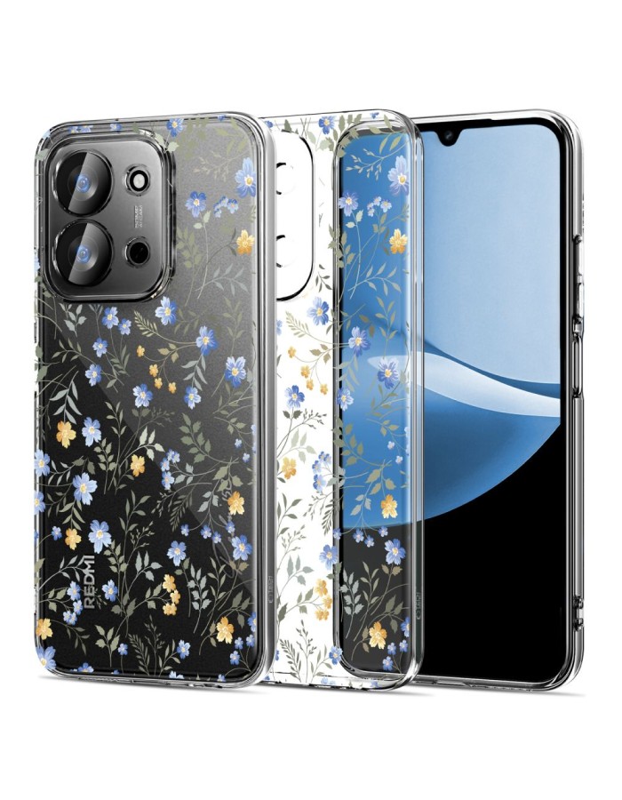 Tech-Protect FlexAir Case for Xiaomi Redmi 15C 173mm / Poco 85C 173mm - Daisies with Leaves Tech-Protect FlexAir Case for Xiaomi Redmi 15C 173mm / Poco 85C 173mm - Daisies with Leaves