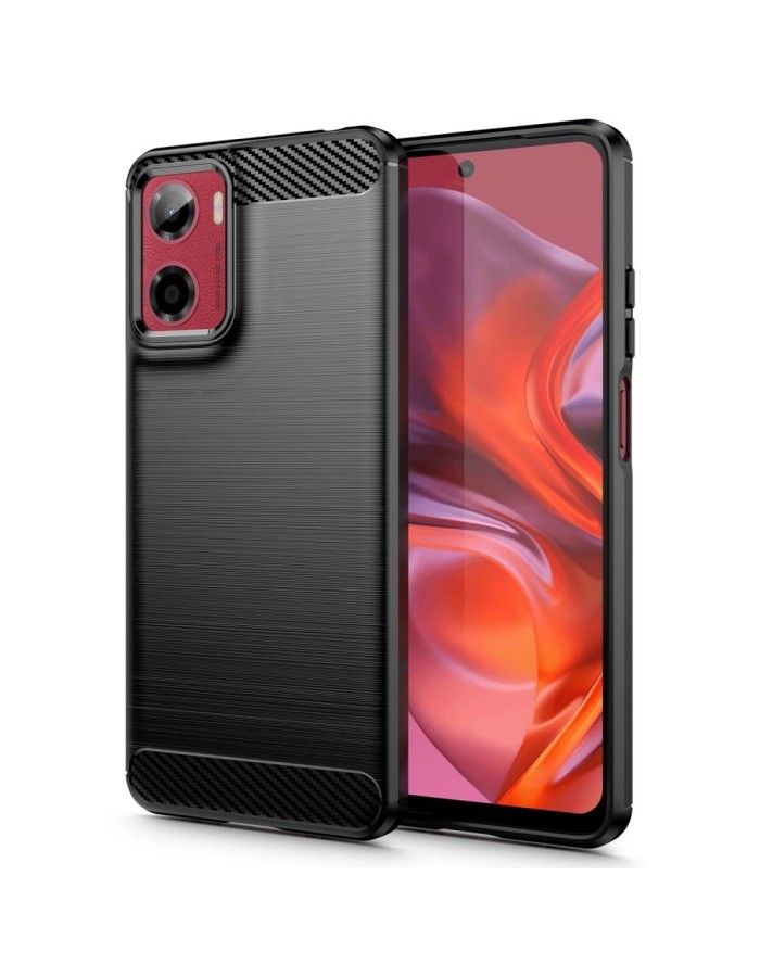Tech-Protect TPUCarbon Case for Motorola Moto G05 / E15 - Black