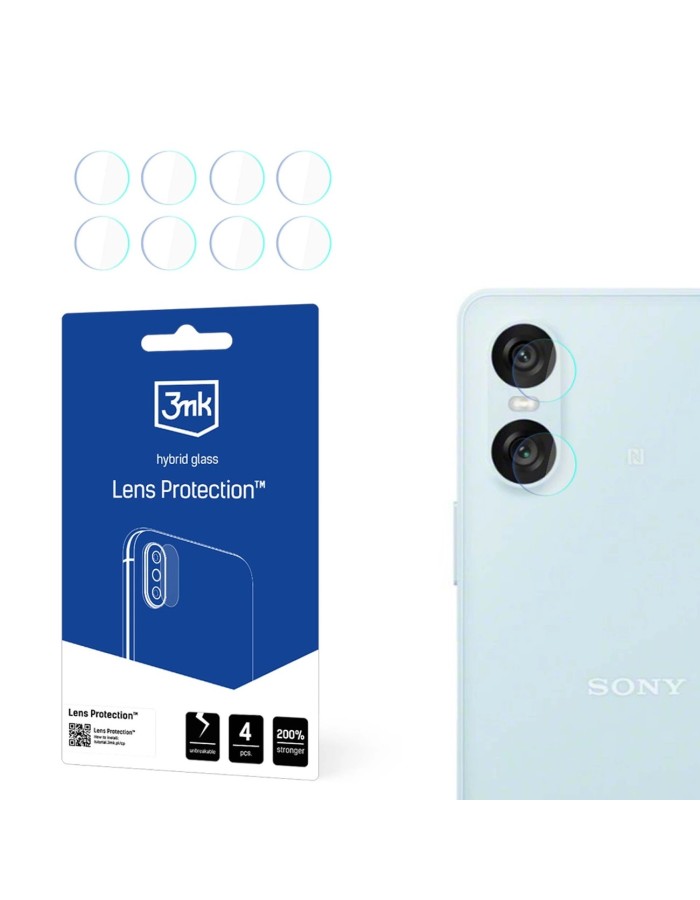 3mk Lens Protection Hybrid Camera Lens Glass for Sony Xperia 10 VI