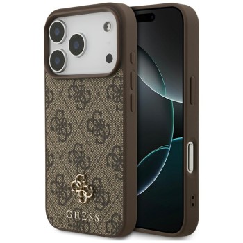 Guess 4G Small Classic Logo MagSafe case for iPhone 17 Pro - brown Guess 4G Small Classic Logo MagSafe case for iPhone 17 Pro - brown