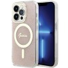 Guess IML 4G MagSafe case for iPhone 15 Pro - pink Guess IML 4G MagSafe case for iPhone 15 Pro - pink