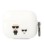 Karl Lagerfeld KLACAPSILKCW AirPods Pro cover white/white Silicone Karl &amp;amp; Choupette