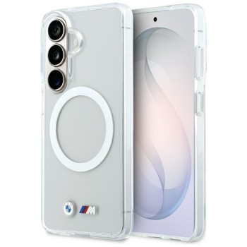 BMW IML Shockproof Metal Logo MagSafe Case for Samsung Galaxy S26 - Transparent BMW IML Shockproof Metal Logo MagSafe Case for Samsung Galaxy S26 - Transparent