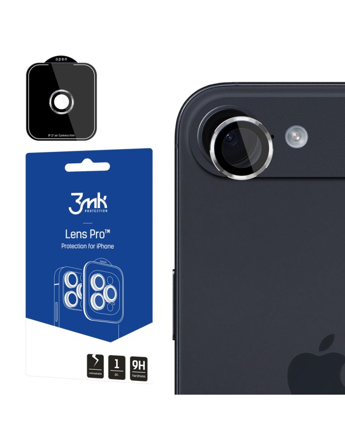 3mk Lens Protection Pro Tempered Glass for iPhone 17 Air - Silver