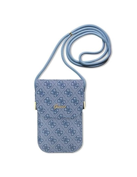 Guess GUOWBP4SNSB handbag - blue 4G Metal Script Logo