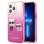 Karl Lagerfeld Gradient Ikonik Karl&amp;amp;Choupette Case for iPhone 13 Pro / iPhone 13 - Pink