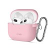 Tech-Protect Silicone Hook Case for Apple AirPods 3 - Pink Tech-Protect Silicone Hook Case for Apple AirPods 3 - Pink