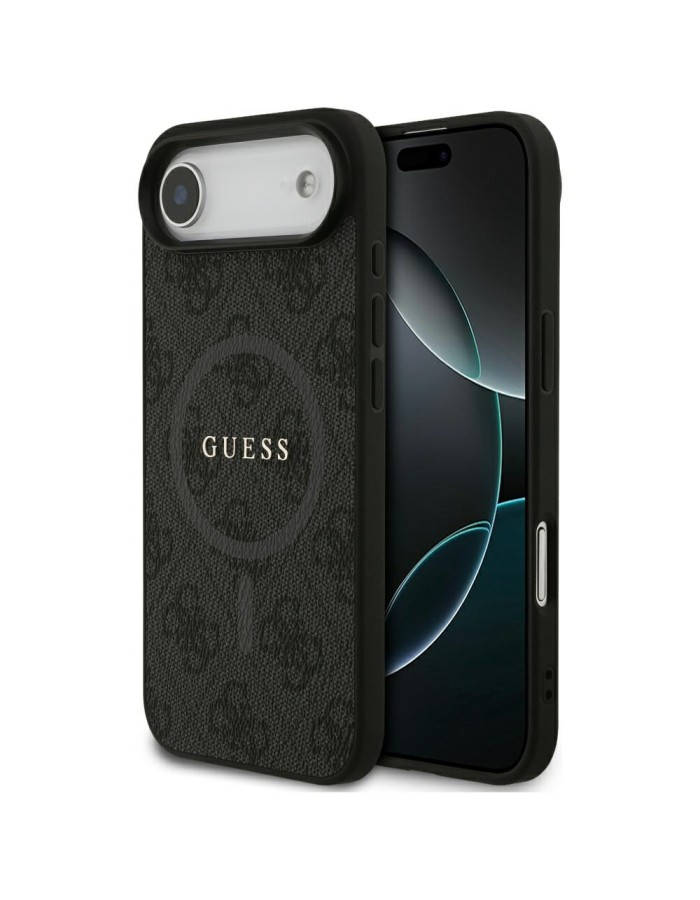 Guess 4G Ring Classic Logo MagSafe case for iPhone 17 Air - black
