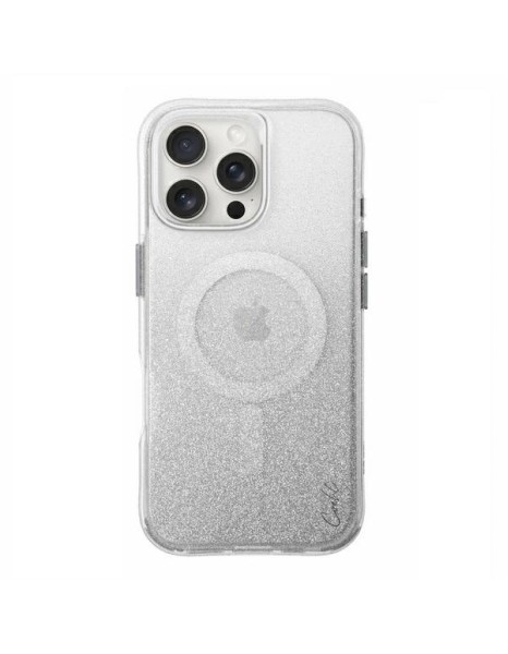 Uniq Coehl Lumino Magnetic Charging case for iPhone 16 Pro Max - silver