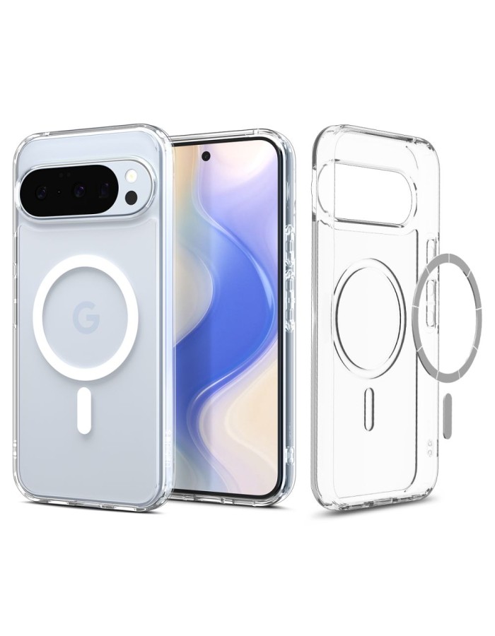 Spigen Ultra Hybrid Mag MagSafe Case for Google Pixel 10 / 10 Pro - Clear and White Spigen Ultra Hybrid Mag MagSafe Case for Google Pixel 10 / 10 Pro - Clear and White