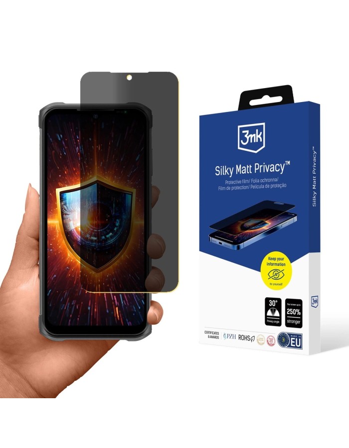 3mk Silky Matt Privacy Privacy Screen Protector for Ulefone Armor 12S 3mk Silky Matt Privacy Privacy Screen Protector for Ulefone Armor 12S