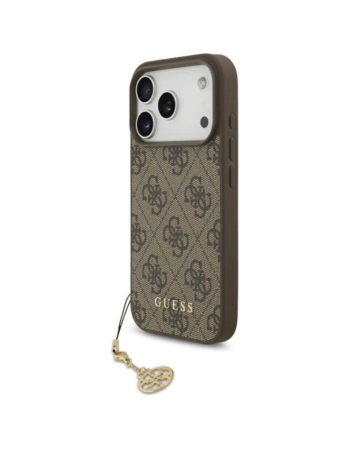 Guess 4G Charms Collection MagSafe case for iPhone 17 Pro - brown Guess 4G Charms Collection MagSafe case for iPhone 17 Pro - brown