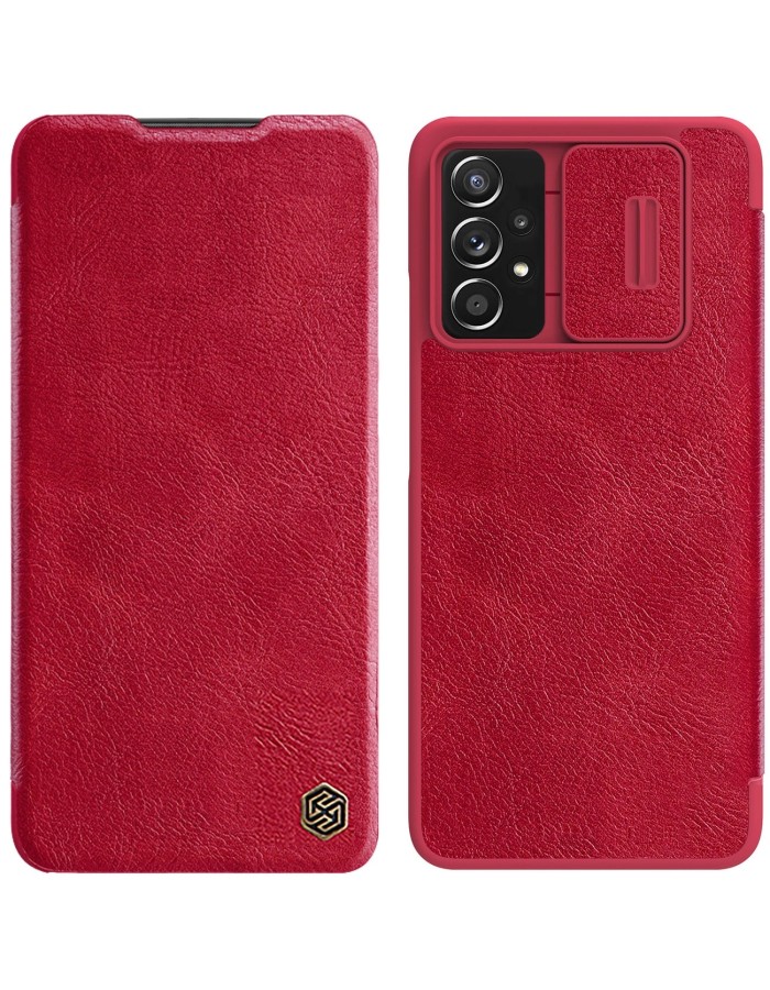 Nillkin Qin leather holster case for Samsung Galaxy A73 red Nillkin Qin leather holster case for Samsung Galaxy A73 red