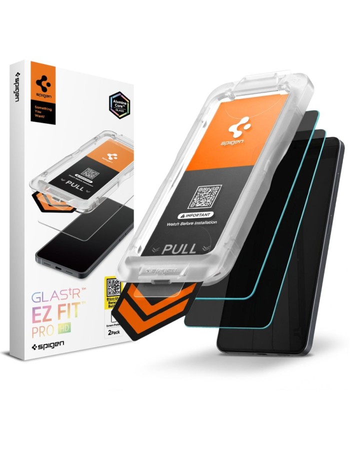 Spigen Glas.Tr Ez Fit Pro HD Privacy Glass 2-pack for Samsung Galaxy S26+ Spigen Glas.Tr Ez Fit Pro HD Privacy Glass 2-pack for Samsung Galaxy S26+