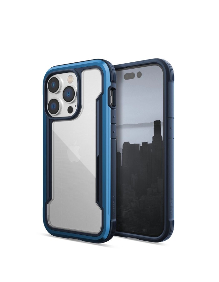 Raptic X-Doria Shield Case iPhone 14 Pro armored cover blue