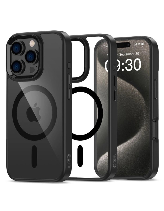 Tech-Protect MagMat MagSafe Case for iPhone 16 Pro Max - Clear Tech-Protect MagMat MagSafe Case for iPhone 16 Pro Max - Clear