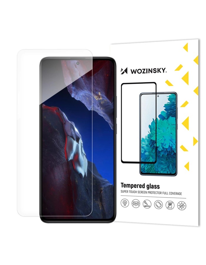 Tempered glass for Xiaomi Poco F5 Pro Wozinsky Tempered Glass Tempered glass for Xiaomi Poco F5 Pro Wozinsky Tempered Glass