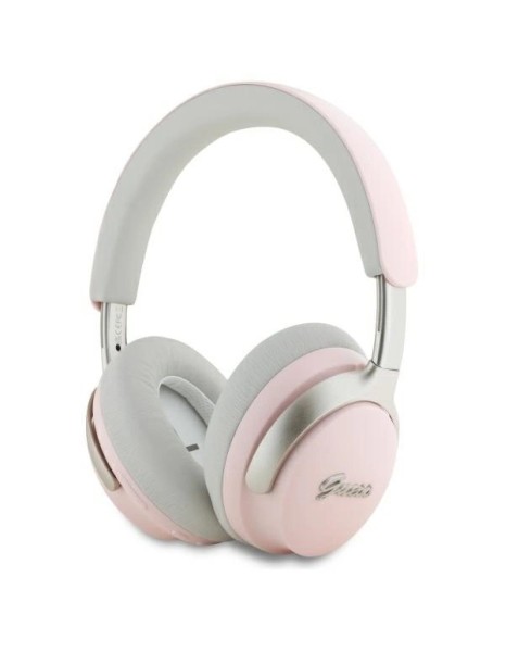 Guess Bluetooth ANC/ENC Headphones GUBHC22PSBCSMP Pink DB Metal Script Logo Guess Bluetooth ANC/ENC Headphones GUBHC22PSBCSMP Pink DB Metal Script Logo