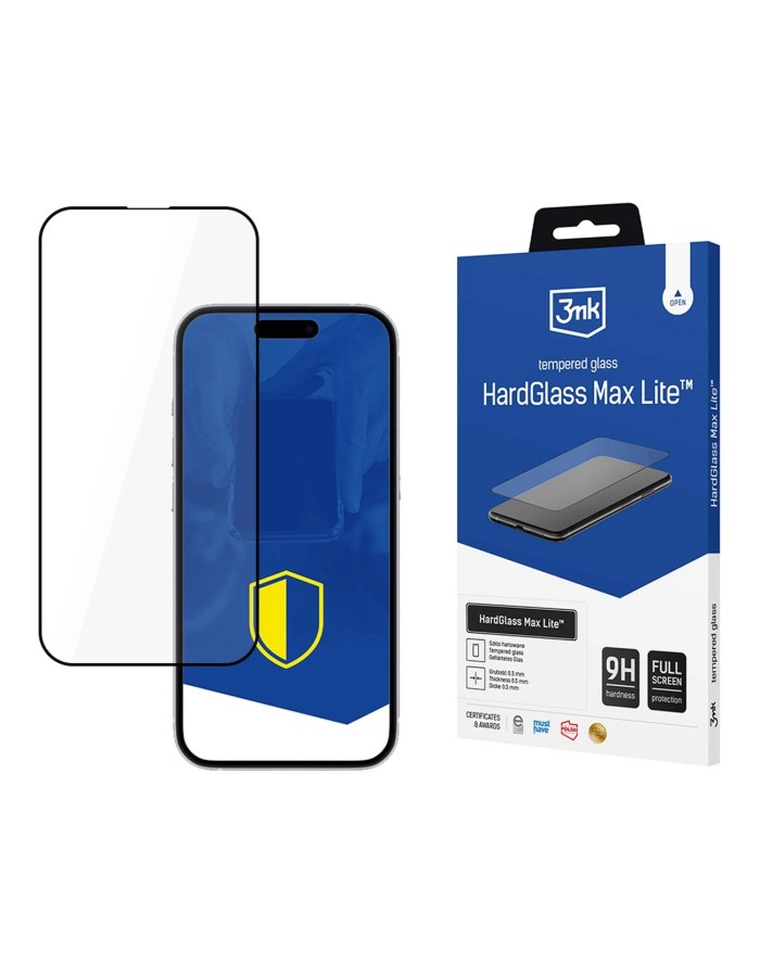 9H 3mk HardGlass Max Lite™ glass for iPhone SE 4 9H 3mk HardGlass Max Lite™ glass for iPhone SE 4