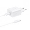 Samsung EP-T4511XBEGEU 45W 4.05A 1x USB-C wall charger - white + USB-C cable Samsung EP-T4511XBEGEU 45W 4.05A 1x USB-C wall charger - white + USB-C cable
