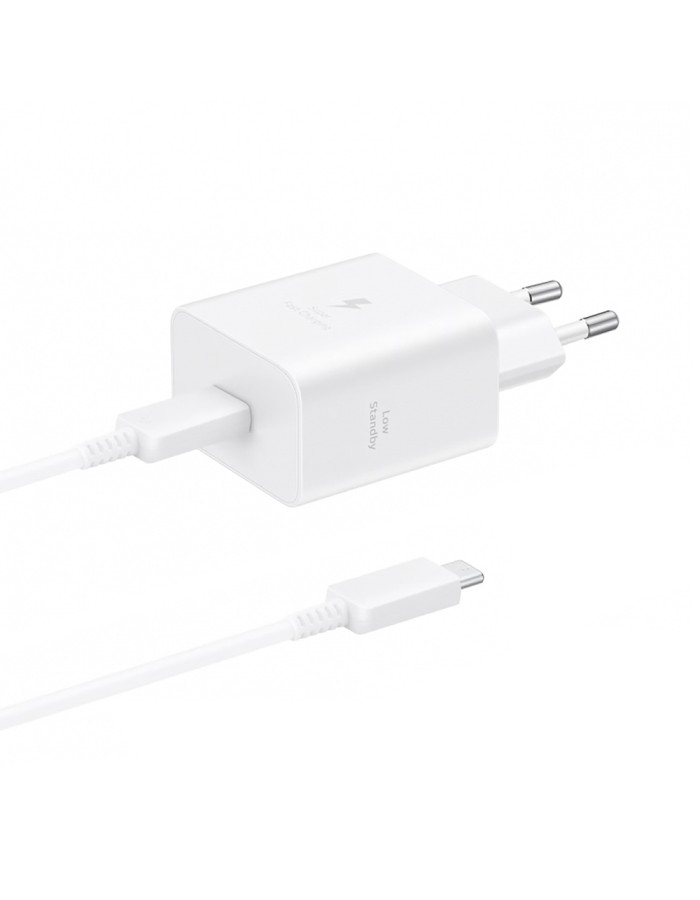 Samsung EP-T4511XBEGEU 45W 4.05A 1x USB-C wall charger - white + USB-C cable Samsung EP-T4511XBEGEU 45W 4.05A 1x USB-C wall charger - white + USB-C cable