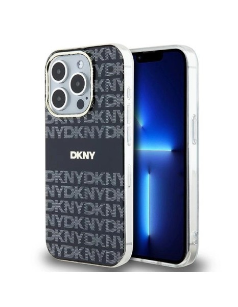 DKNY IML Mono & Stripe MagSafe case for iPhone 15 Pro - black DKNY IML Mono & Stripe MagSafe case for iPhone 15 Pro - black