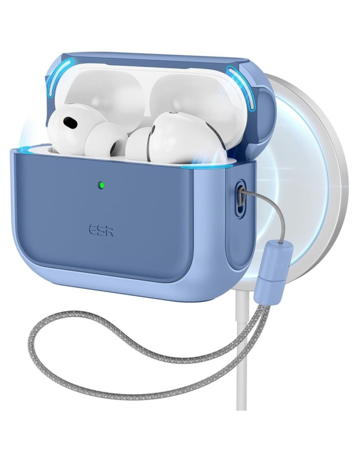 ESR Orbit Halolock MagSafe case for AirPods Pro - blue ESR Orbit Halolock MagSafe case for AirPods Pro - blue