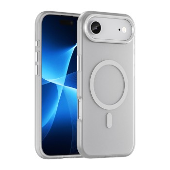 Magnetic Abrasive iPhone 17 Air Case Compatible with MagSafe - Matte White