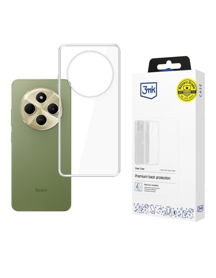 3mk Clear Case for Xiaomi Redmi 14C - transparent