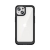 Reinforced case with flexible frame for iPhone 15 Plus Outer Space - black Reinforced case with flexible frame for iPhone 15 Plus Outer Space - black