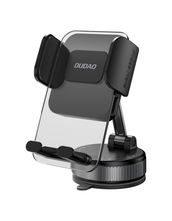 Dudao F24PLUS Car Holder with Suction Cup for Dashboard - Black