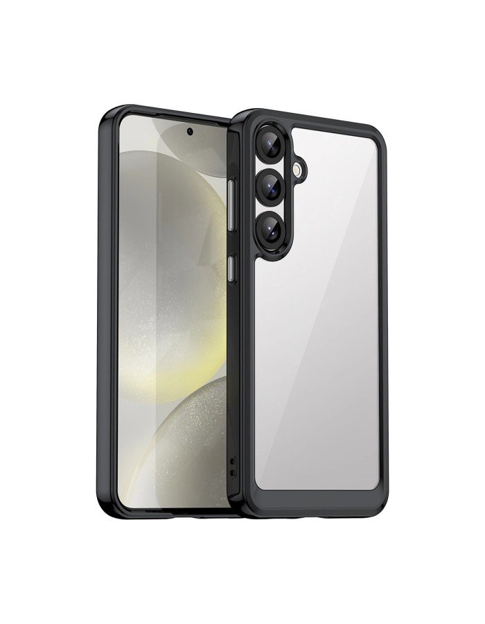 Outer Space Case with Gel Frame for Samsung Galaxy S25+ - Black Outer Space Case with Gel Frame for Samsung Galaxy S25+ - Black