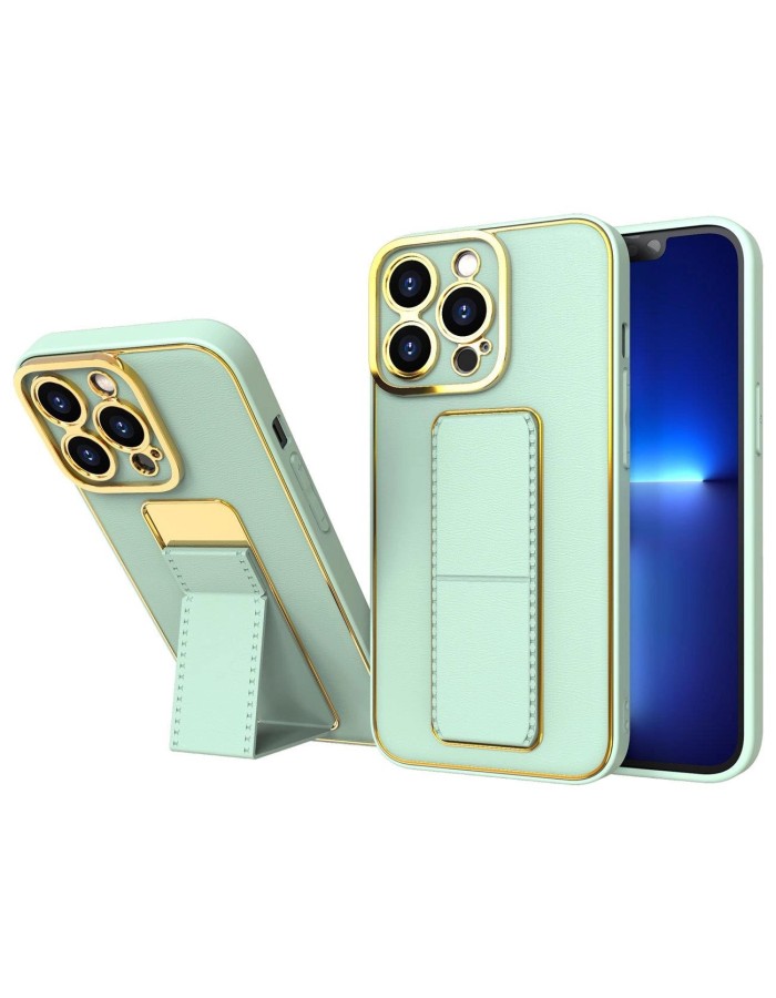 New Kickstand Case for iPhone 13 Pro with stand green New Kickstand Case for iPhone 13 Pro with stand green