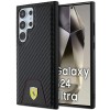 Ferrari Carbon Stitched Bottom case for Samsung Galaxy S24 Ultra - black Ferrari Carbon Stitched Bottom case for Samsung Galaxy S24 Ultra - black
