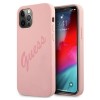 Guess GUHCP12LLSVSPI iPhone 12 Pro Max 6.7" pink/pink hardcase Script Vintage Guess GUHCP12LLSVSPI iPhone 12 Pro Max 6.7" pink/pink hardcase Script Vintage