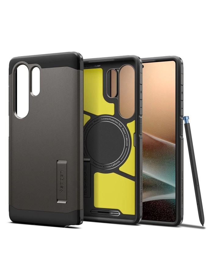 Spigen Tough Armor MagSafe Case for Samsung Galaxy S25 Ultra - Gray