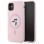 Karl Lagerfeld Silicone Karl&amp;amp;Choupette MagSafe iPhone 11 Case - Pink