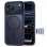 Tech-Protect Magpeak Magsafe CC Case for iPhone 17 Pro Max - Matte Navy Blue