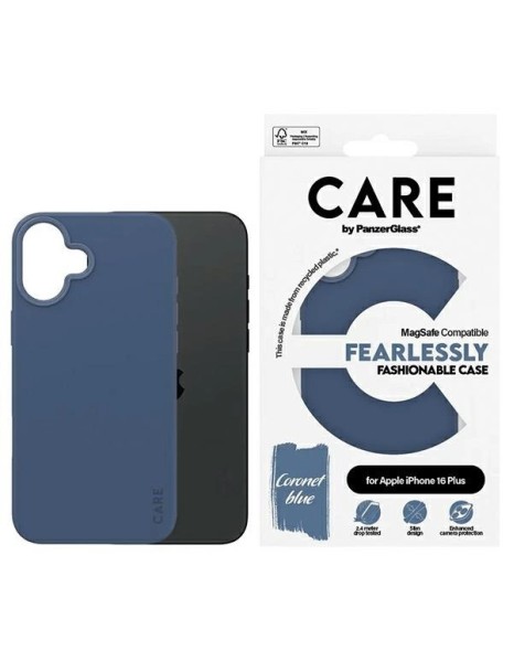 CARE by PanzerGlass Fashion Case iPhone 16 Plus 6.7" blue/blue MagSafe 1383 CARE by PanzerGlass Fashion Case iPhone 16 Plus 6.7" blue/blue MagSafe 1383