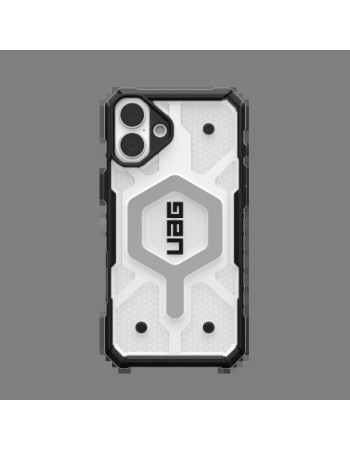 UAG Pathfinder Clear Magsafe iPhone 16 Plus Case - White UAG Pathfinder Clear Magsafe iPhone 16 Plus Case - White