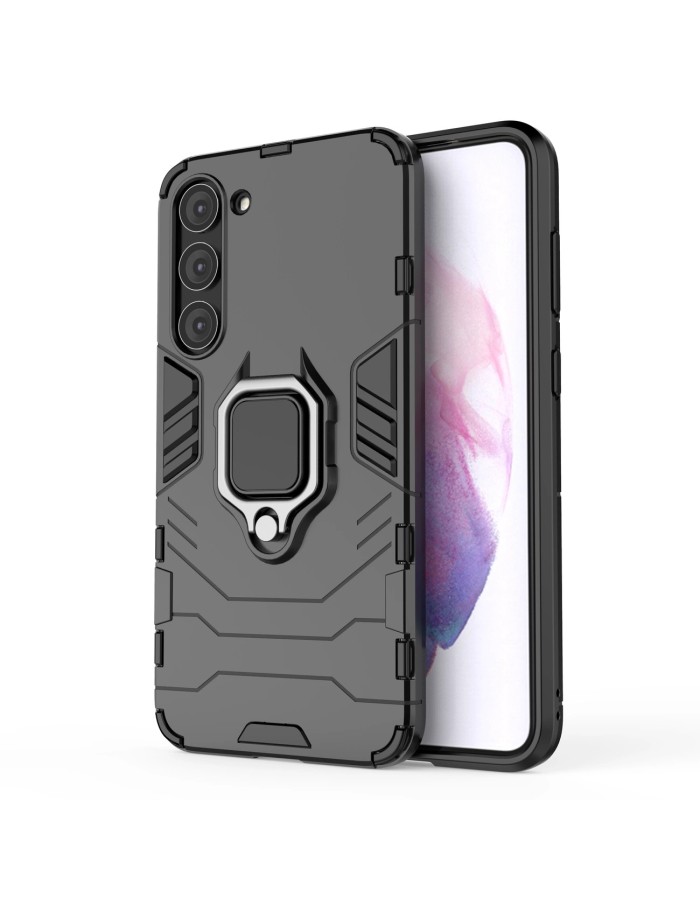 Ring Armor case for Samsung Galaxy S23+ armored cover magnetic holder ring black Ring Armor case for Samsung Galaxy S23+ armored cover magnetic holder ring black