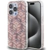 Guess IML GCube MagSafe case for iPhone 15 Pro - pink Guess IML GCube MagSafe case for iPhone 15 Pro - pink